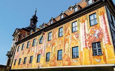 Old Town architecture in Bamberg Old Town architecture in Bamberg